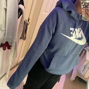 nike dark purple hoodie